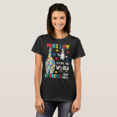 Autism Seeing The World From A Different Angle Aut T-Shirt (Vorne ganz)