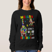Autism Seeing The World From Different Angle Giraf Sweatshirt (Vorderseite)