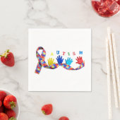 Autism Serviette (Beispiel)