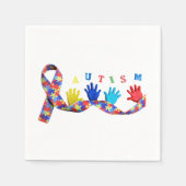 Autism Serviette (Vorderseite)