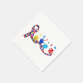 Autism Serviette (Ecke)