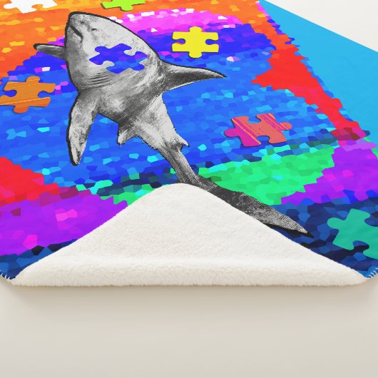 Autism Shark 3 sizes Sherpadecke (3/4)