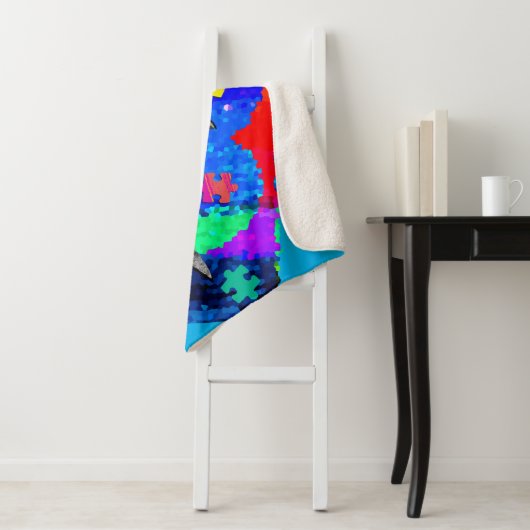 Autism Shark 3 sizes Sherpadecke (Beispiel)