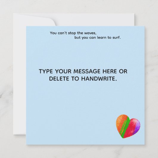 Autism Shark Flat Card (Rückseite)