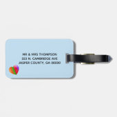 Autism Shark Gepäckanhänger (Rückseite horizontal)