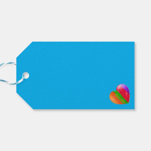 Autism Shark Geschenkanhänger (Rückseite Horizontal)