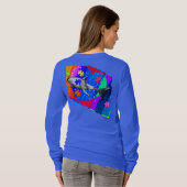 Autism Shark WOMANS BLUE T-Shirt (Schwarz voll)