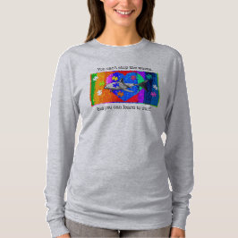 Autism Shark WOMANS GREY T-Shirt