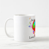 Autism Shining Heart Kaffeetasse (Links)