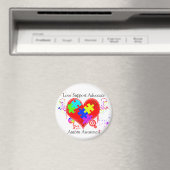 Autism Shining Heart Magnet (In Situ (Geschirrspüler))