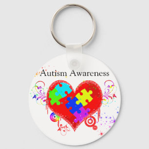 Autism Shining Heart Schlüsselanhänger
