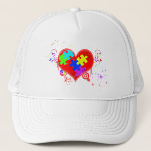 Autism Shining Heart Truckerkappe