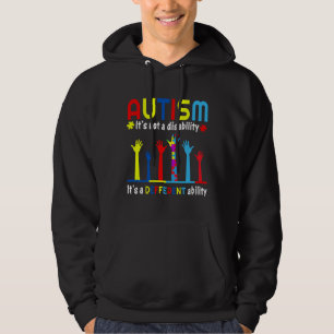 Autism Skeleton Dabbing It S Not A Disability It S Hoodie