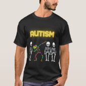 Autism Skelett Meme T-Shirt (Vorderseite)