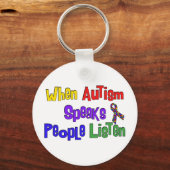 Autism Speaks Schlüsselanhänger (Vorderseite)