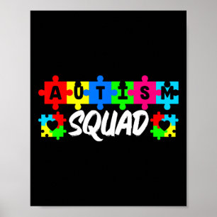 Autism-Squad Unterstützung Inklusionsvertretung Be Poster