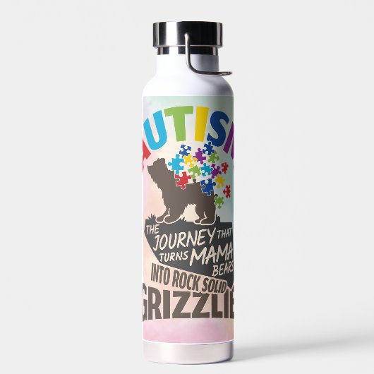 Autism Strong Mama Trinkflasche (Links)