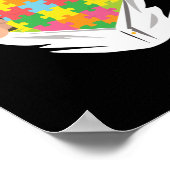 Autism Superhero Spezielle Bildung Lehrer Poster (Ecke)