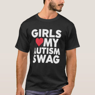 Autism Swag Mädchen lieben Autismusanerkennung Mon T-Shirt