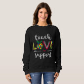 Autism Teacher Back To School First Day Awareness Sweatshirt (Vorne ganz)