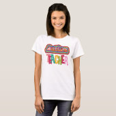 Autism Teacher V-Neck Shirt (Vorne ganz)