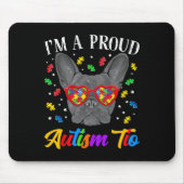 Autism Tio French Bulldog Dog Puzzle Gles Mousepad (Vorne)