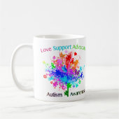 Autism Tree in Spectrum Kaffeetasse (Links)