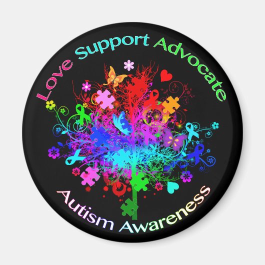 Autism Tree in Spectrum Magnet (Vorne)