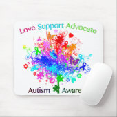 Autism Tree in Spectrum Mousepad (Mit Mouse)