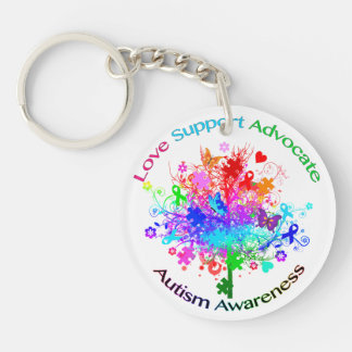Autism Tree in Spectrum Schlüsselanhänger