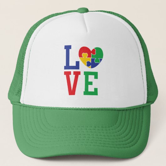 Autism Trucker Hat/Cap Truckerkappe (Vorderseite)
