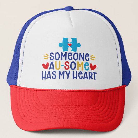 Autism Trucker Hat/Cap Truckerkappe (Vorderseite)