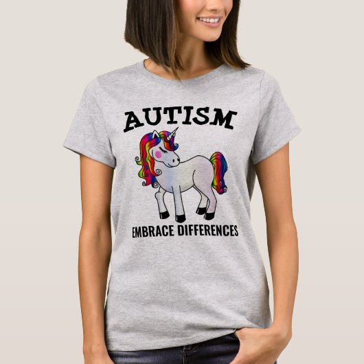 AUTISM UNICORN T-SHIRTS (Vorderseite)