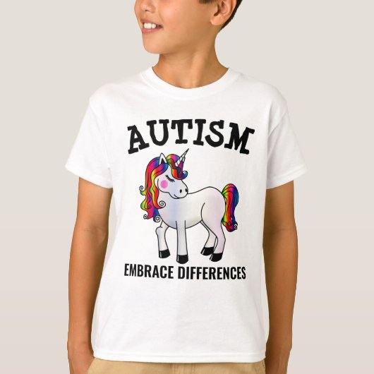 AUTISM UNICORN T-SHIRTS (Vorderseite)