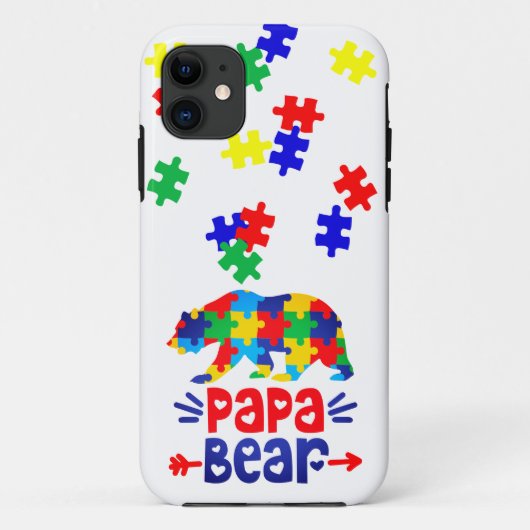 Autism Vater Case-Mate Tough Apple iPhone 11 Fall Hülle (Rückseite)
