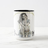 Autism Zweifarbige Tasse (Mittel)