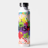 Autismo Rainbow Splash Trinkflasche (Links)