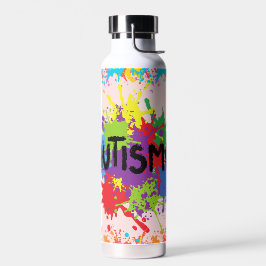 Autismo Rainbow Splash Trinkflasche