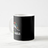 Autismsaurus Dinosaur Boys Kids Kleinkind Autismus Kaffeetasse (Vorderseite Links)