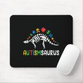 Autismsaurus Dinosaur Boys Kids Kleinkind Autismus Mousepad (Mit Mouse)