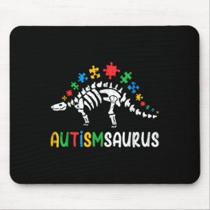 Autismsaurus Dinosaur Boys Kids Kleinkind Autismus Mousepad