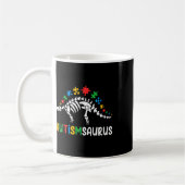 Autismsaurus Dinosaur Jungen Kinder Kleinkind Auti Kaffeetasse (Links)