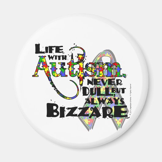 AutismTShirt Magnet (Vorne)