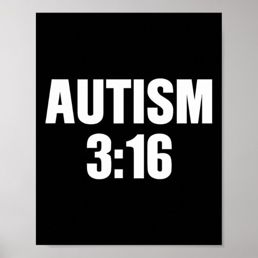 Autismus 316 1 poster (Vorne)