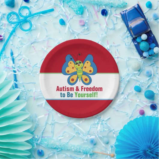 Autismus 7" Teller (Party)