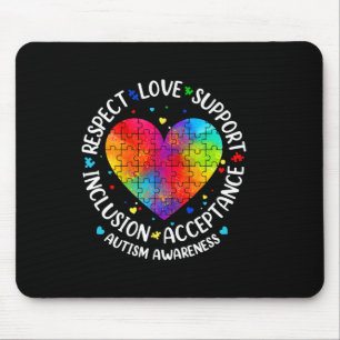 Autismus Achtung der Liebe Integration Akzeptanz B Mousepad