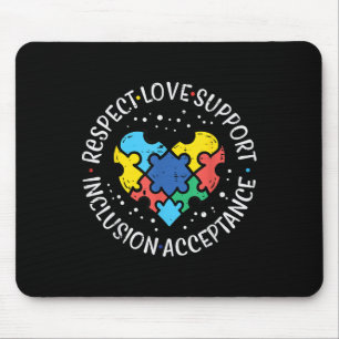 Autismus Achtung der Liebe Integration Akzeptanz B Mousepad