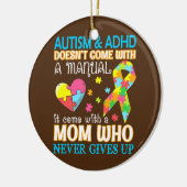 Autismus & Adhd kommt nicht mit manueller Hilfe Keramik Ornament (Links)