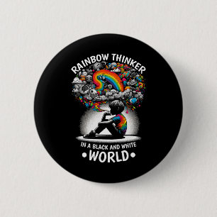 Autismus-ADHS Autistisches Spektrum Neurodiversitä Button