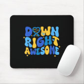 Autismus-ADHS-Down-Syndrom-Bewusstsein 321 Down ri Mousepad (Mit Mouse)